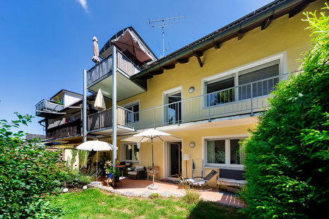 Großzügig wohnen mit großem Balkon, Gartenanteil und Hobbyraum