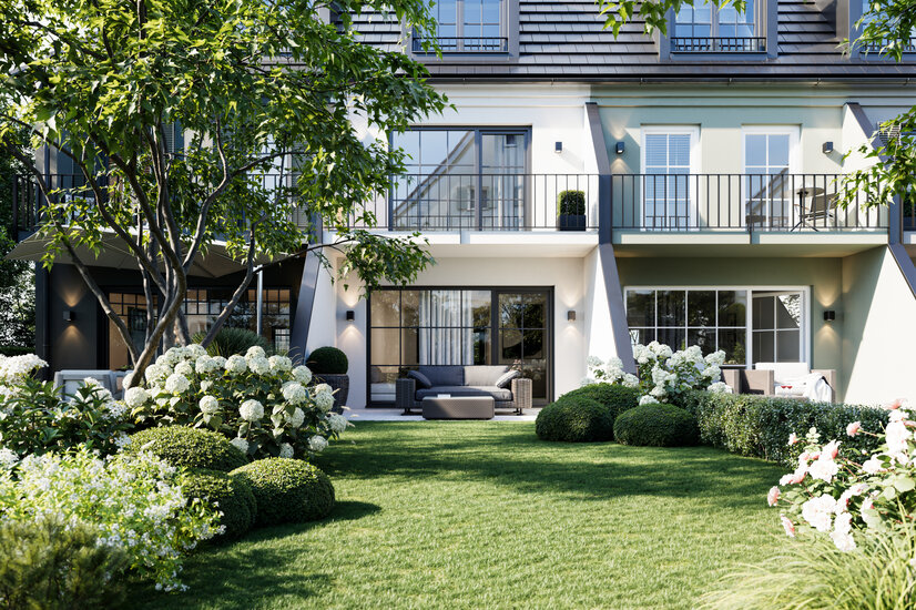 Gartenansicht Haus