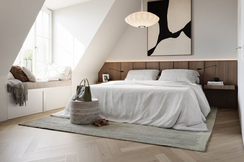 Schlafzimmer im Dachgeschoss