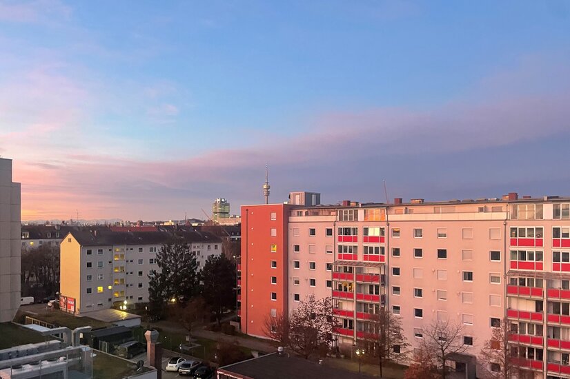 Ausblick Balkon